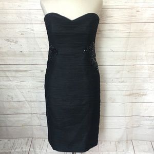 Gorgeous Monique Lhuillier cocktail formal dress.